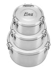 3er-Set „Familienzeit“ (Gravur) - ecoGecko®