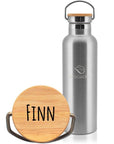 Thermos Edelstahl Trinkflasche 750ml (Gravur) - ecoGecko®
