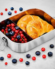 Brotdose Edelstahl 1400ml (Gravur) - ecoGecko®