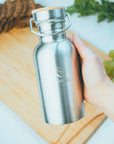 Edelstahl Trinkflasche 500ml (Gravur) - ecoGecko®