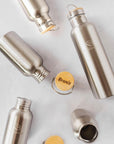 Thermos Edelstahl Trinkflasche 750ml (Gravur) - ecoGecko®