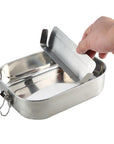 Brotdose Edelstahl 1400ml (Gravur) - ecoGecko®