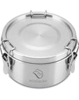 Brotdose Edelstahl 400ml (rund) - ecoGecko®