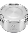 Brotdose Edelstahl 700ml (rund) - ecoGecko®