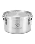 Brotdose Edelstahl 1200ml (rund) - ecoGecko®