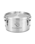 Brotdose Edelstahl 700ml (rund) - ecoGecko®