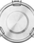 Brotdose Edelstahl 400ml (rund) - ecoGecko®
