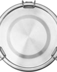 Brotdose Edelstahl 700ml (rund) - ecoGecko®