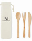 Bambusbesteck "Lunchtime" - ecoGecko®