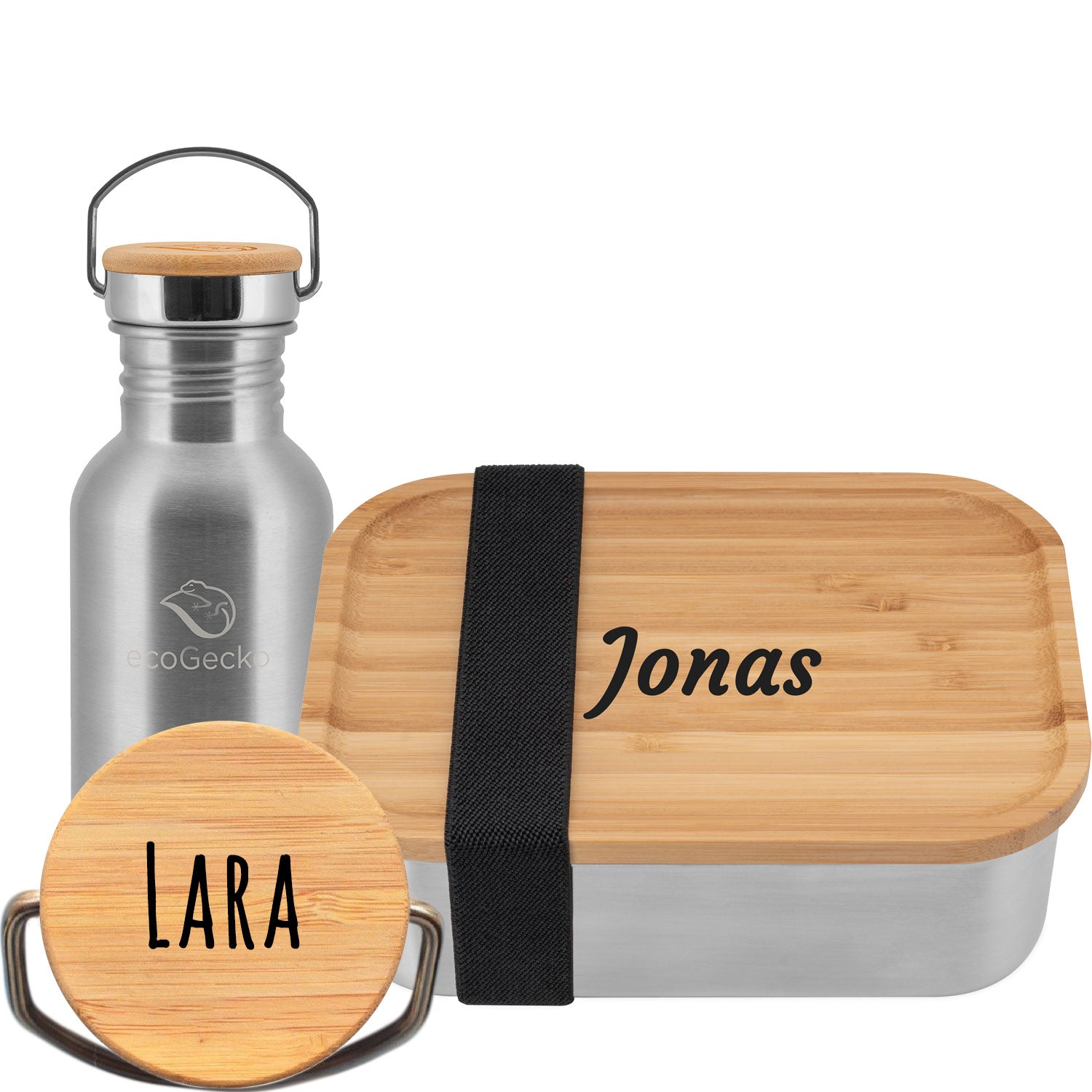 Set "Bambusglück" (Gravur)