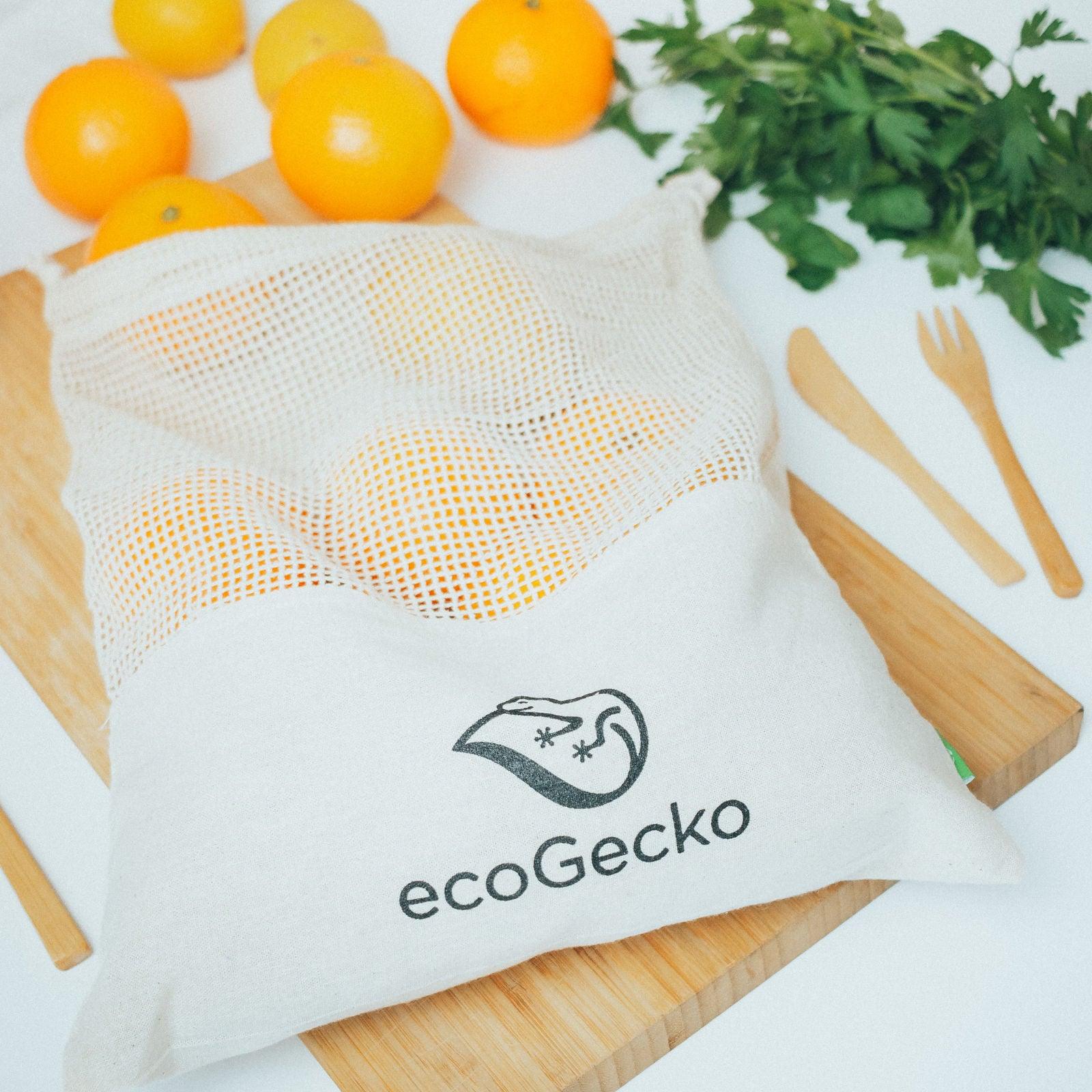 Bio-Baumwollbeutel "Vitamintüte" - ecoGecko® 