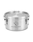 Brotdose Edelstahl 700ml (rund) - ecoGecko® 