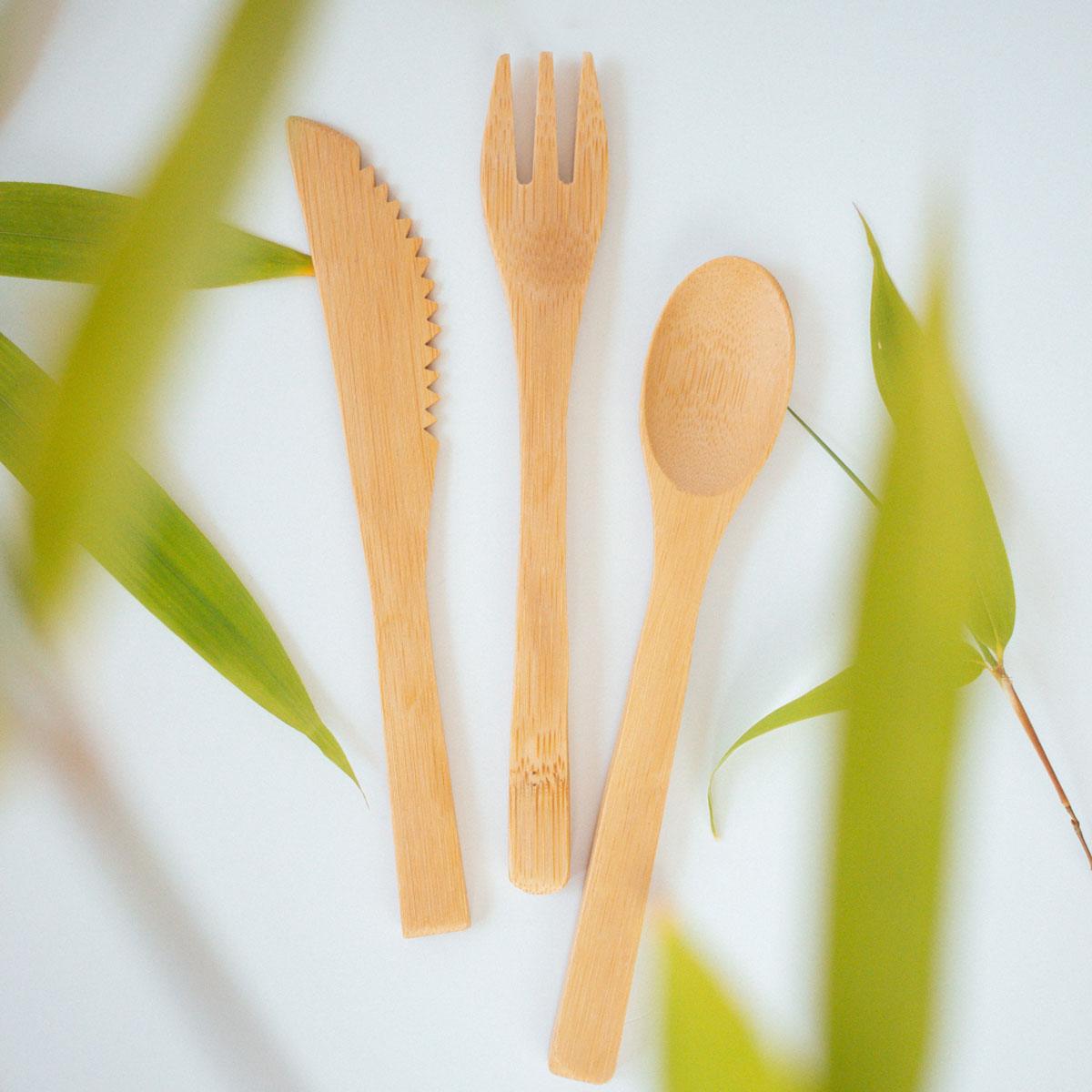 Bambusbesteck "Lunchtime" - ecoGecko® 