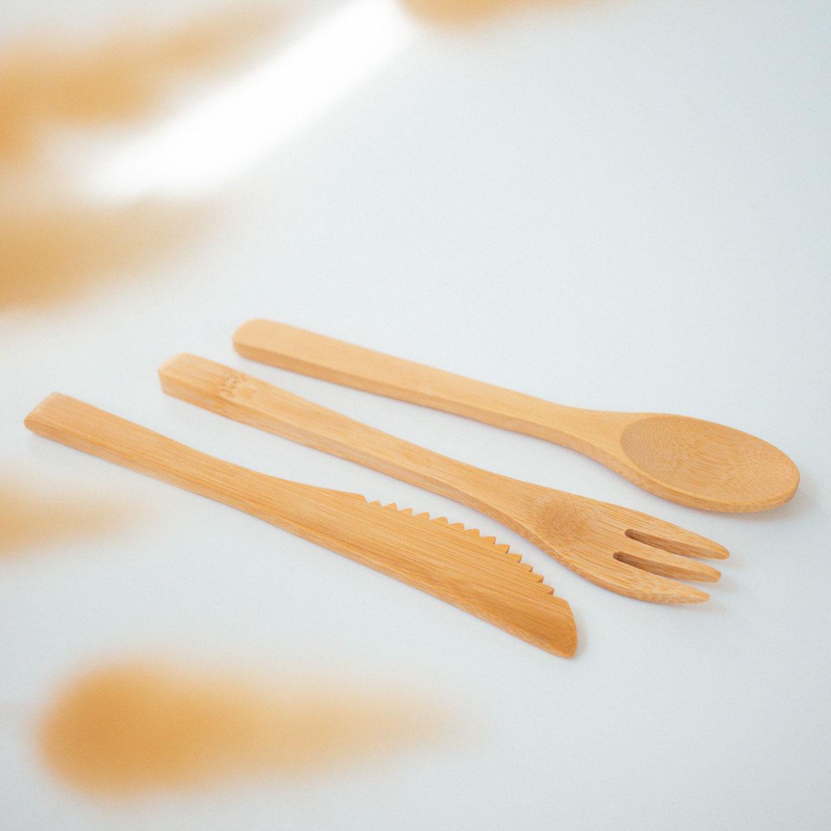 Bambusbesteck "Lunchtime" - ecoGecko® 