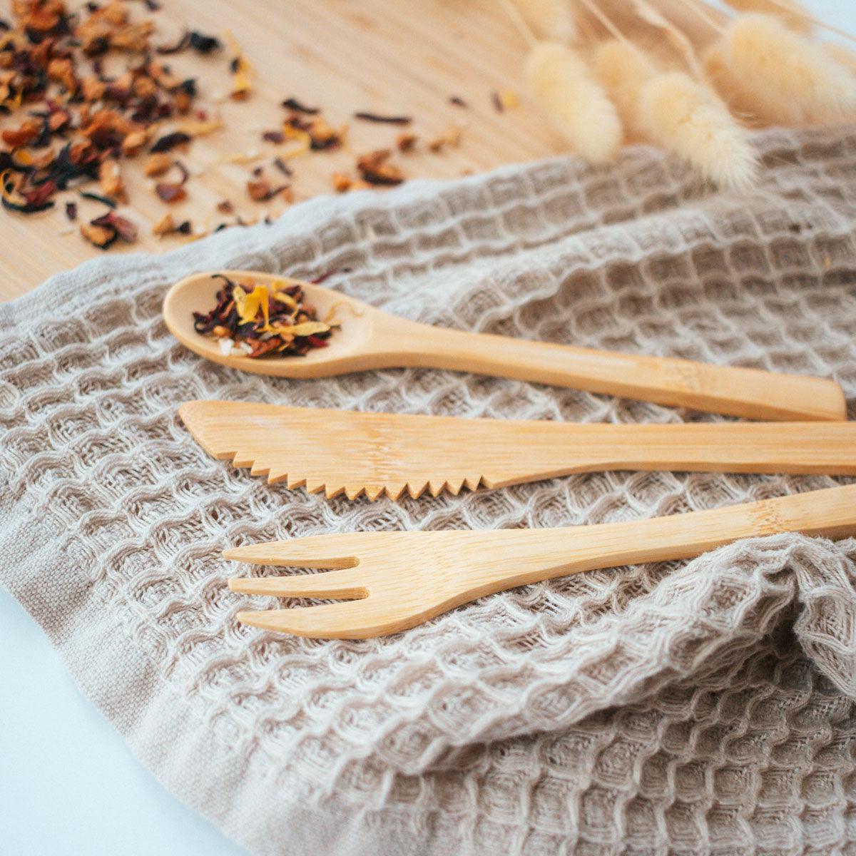 Bambusbesteck "Lunchtime" - ecoGecko® 