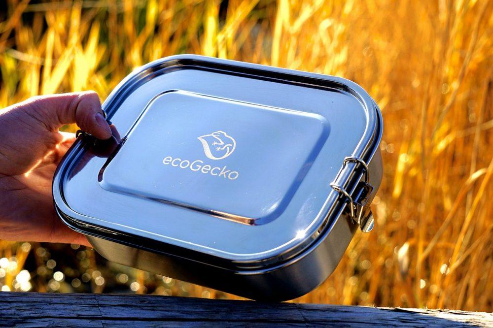 Brotdose Edelstahl 1400ml - ecoGecko® 